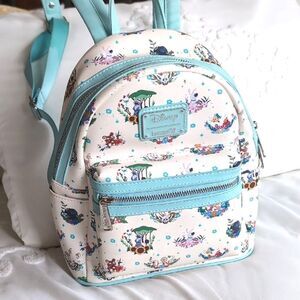 Disney Loungefly Princess Companions Mini Floral Backpack